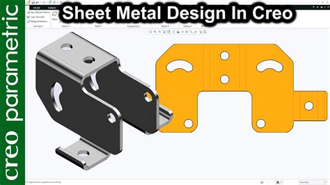 creo sheet metal basics|creo parametric sheet metal tutorial.